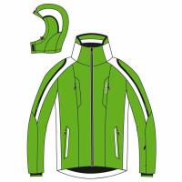 200Zerorh+ Impact jacket Verde-Bian Zerorh+ Impact jacket Verde-Bian